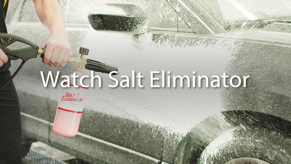 Salt Eliminator applied to car